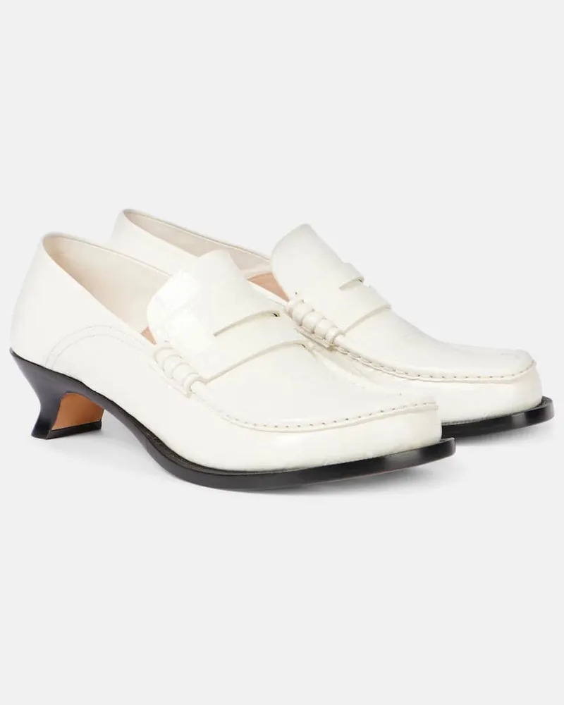 Loewe Pumps mocassino Campo 45 in pelle Bianco