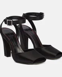 Victoria Beckham Sandali Eliza in raso Nero