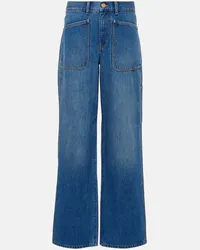 Tory Burch Jeans a vita alta Blu