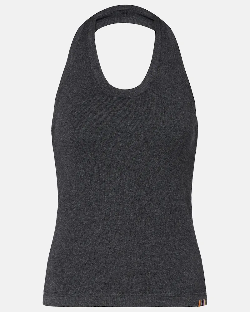 extreme cashmere Top Jerry in cotone e cashmere Grigio