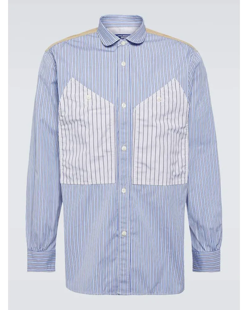 Junya Watanabe x Roy Lichtenstein - Camicia in cotone patchwork Rosa