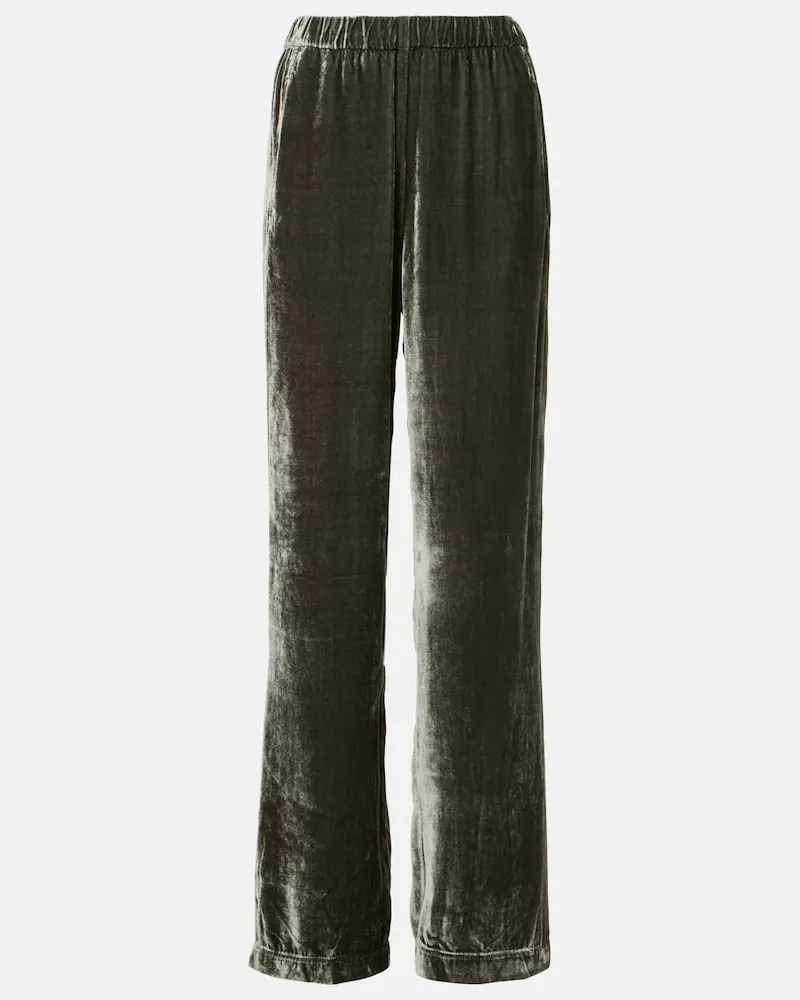 Velvet Pantaloni regular Sorine in velluto Grigio