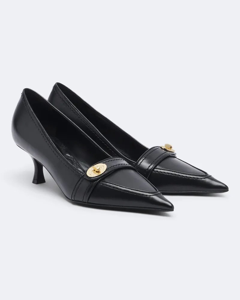 Burberry Pumps Cotswolds in pelle Nero