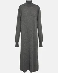 Jil Sander Abito midi in cashmere Grigio