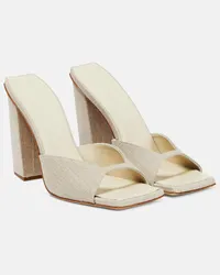 Gia Borghini Mules Rosie 14 in raso Grigio