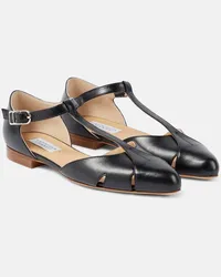 Gabriela Hearst Ballerine Harlow in pelle Nero