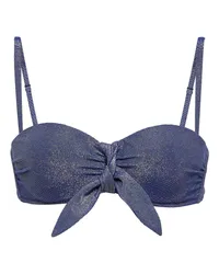 Heidi Klein Top bikini a righe Blu