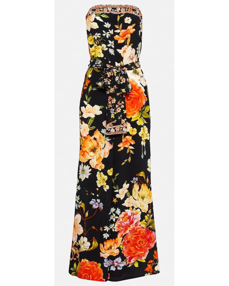 Camilla Jumpsuit Secret History in seta Multicolore