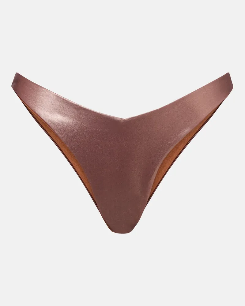 JADE SWIM Slip bikini Vera Marrone