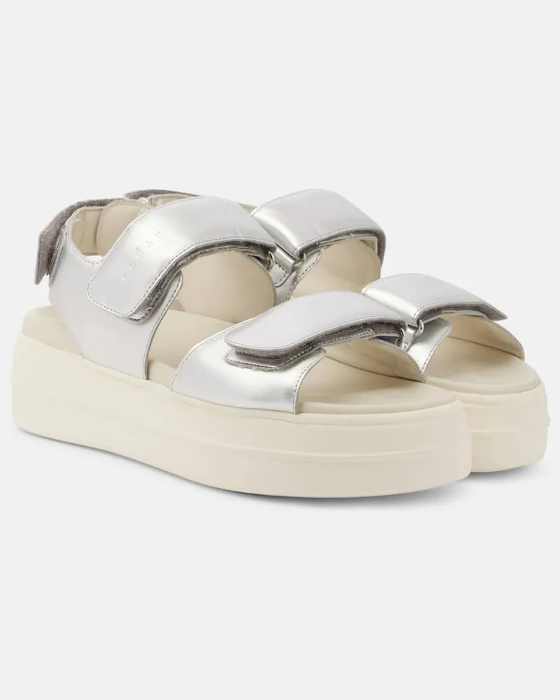 Hogan Sandali H680 in pelle Bianco