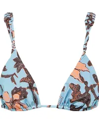 Ulla Johnson Top bikini Catalina con stampa Multicolore