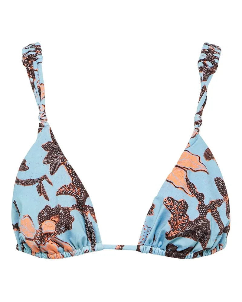 Ulla Johnson Top bikini Catalina con stampa Multicolore