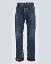 Maison Margiela x Pendleton - Jeans regular distressed Blu