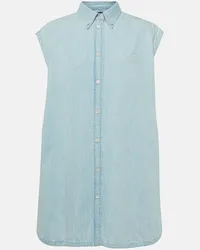 Prada Abito chemisier di jeans oversize Blu