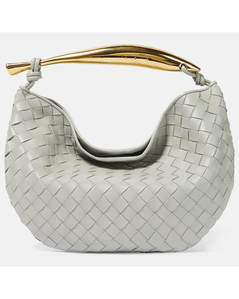 Bottega Veneta Borsa Sardine in pelle Grigio