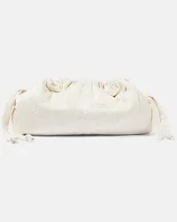 TOVE Clutch Small in misto cotone Bianco