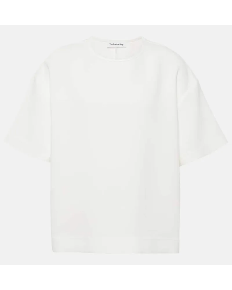 FRANKIE Shop Top oversize cropped Sierra Bianco