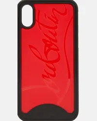 Christian Louboutin Custodia per iPhone X/XS Loubiphone Sneakers Rosso