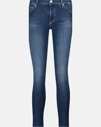 Adriano Goldschmied Jeans skinny Legging Ankle a vita media Blu