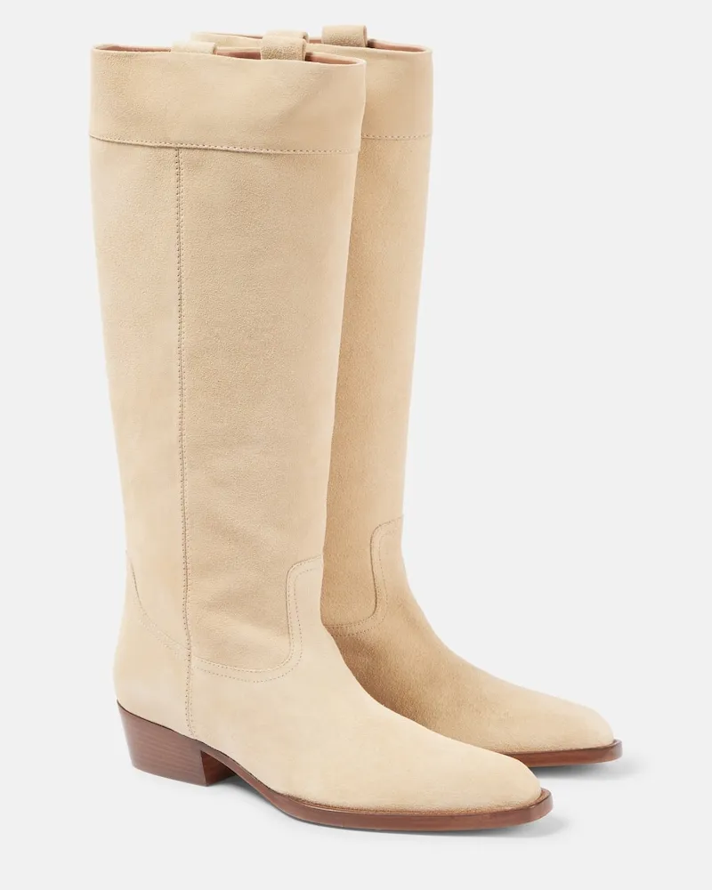Paris Texas Stivaletti texani Helena 35 in suede Beige