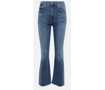 Jeans bootcut Isola cropped a vita media