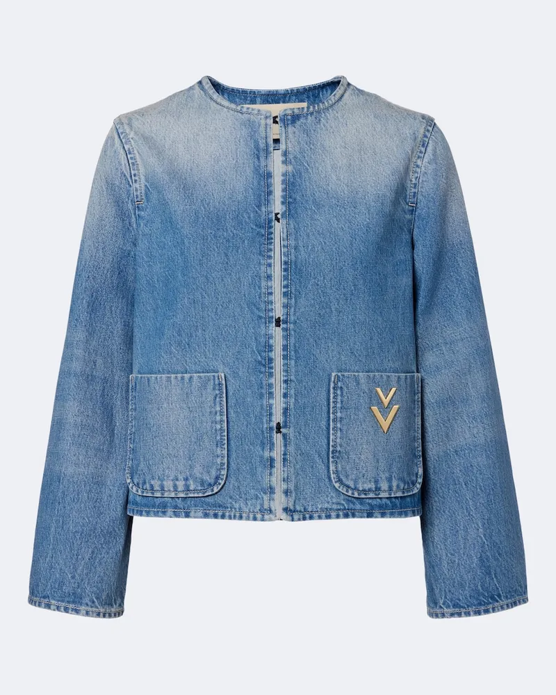 Valentino Garavani Giacca di jeans VGold Blu