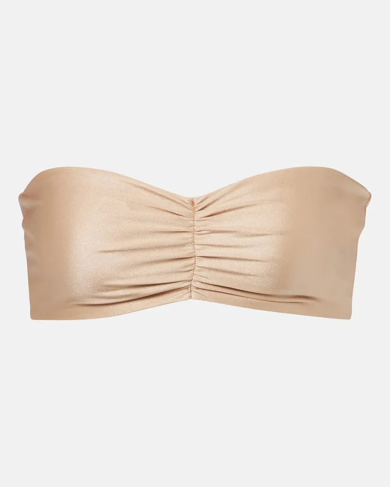 JADE SWIM Top bikini Ava Beige