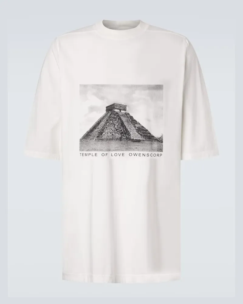 Rick Owens T-shirt DRKSHDW Jumbo in jersey di cotone Bianco