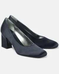 The Row Pumps Fiore in raso Blu