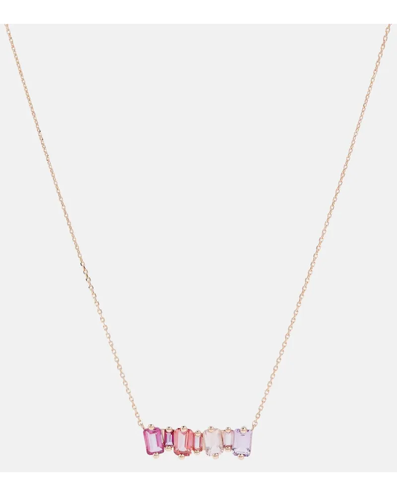 Suzanne Kalan Collana in oro rosa 14kt con topazi Oro