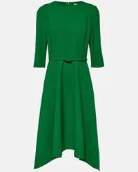 Oscar de la Renta Abito midi in misto lana Verde