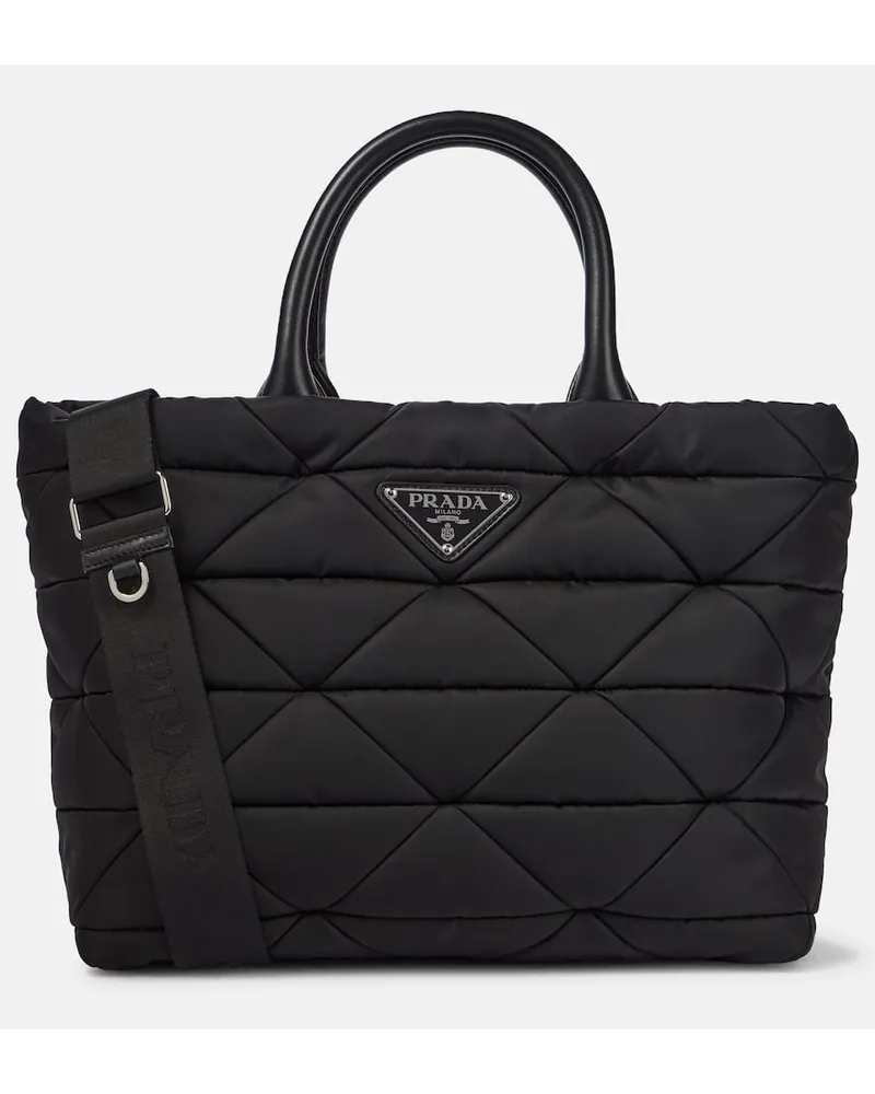 Prada Borsa in Re-Nylon matelassÃ Nero