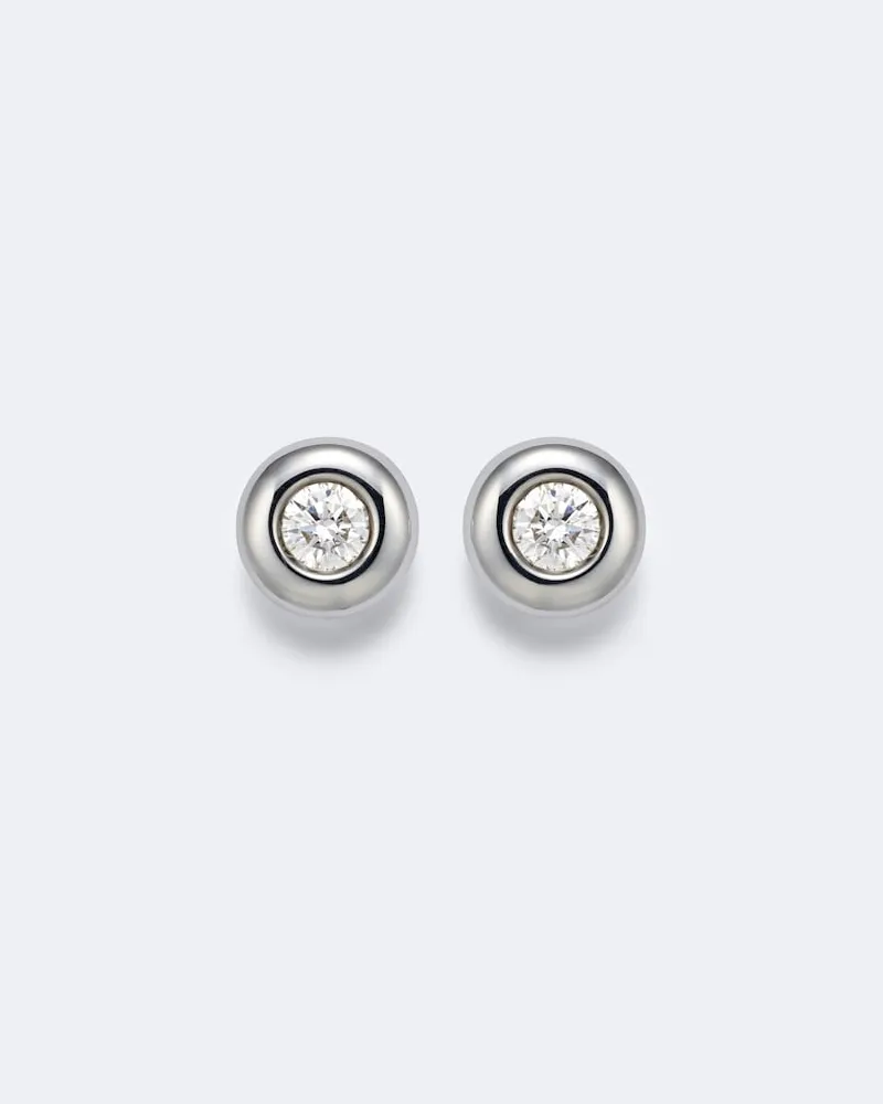 David Yurman Orecchini in argento sterling con diamanti Argento