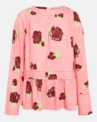 Marni Top con stampa floreale Rosa