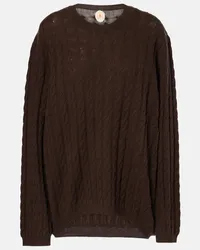 Jardin des Orangers Pullover in lana e cashmere Marrone