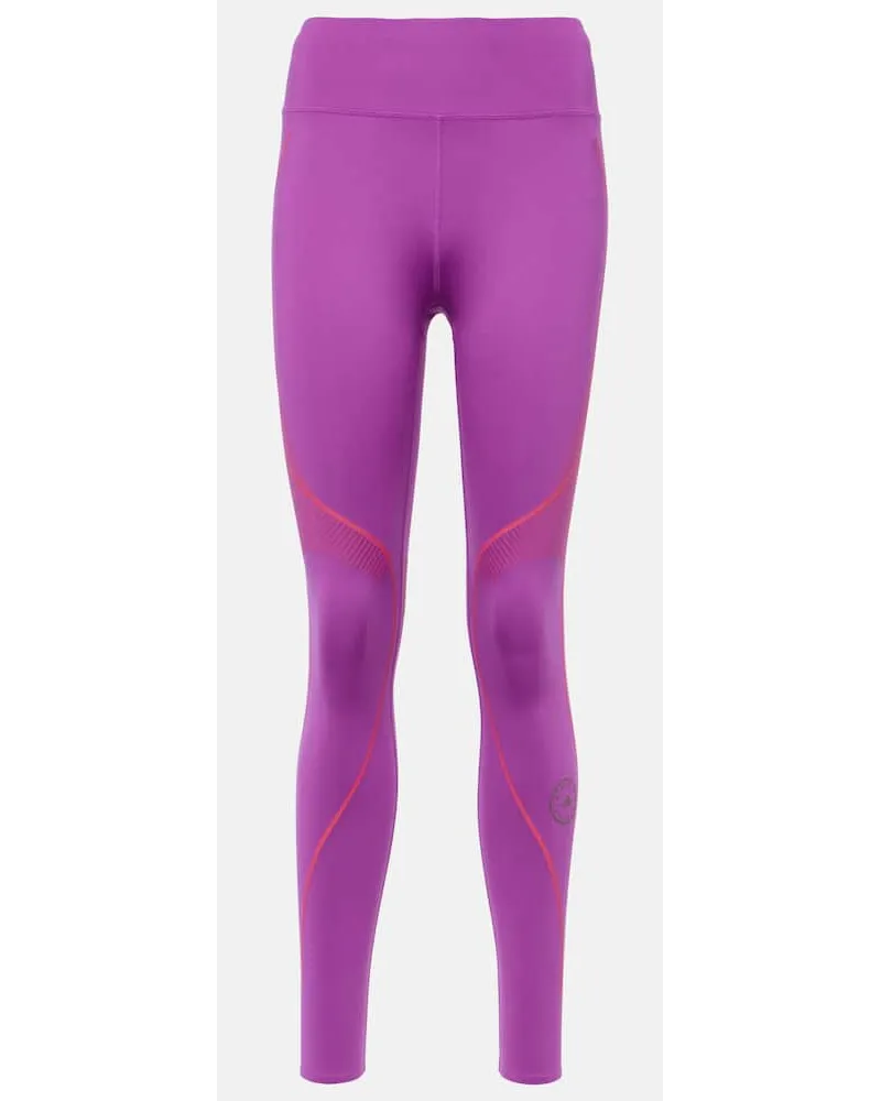 adidas Leggings TruePace a vita alta Viola