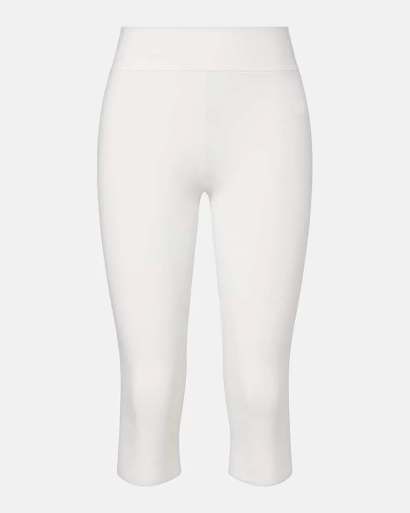 Totême Leggings capri in maglia Bianco