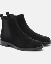 TOD'S Stivaletti Chelsea in suede Nero