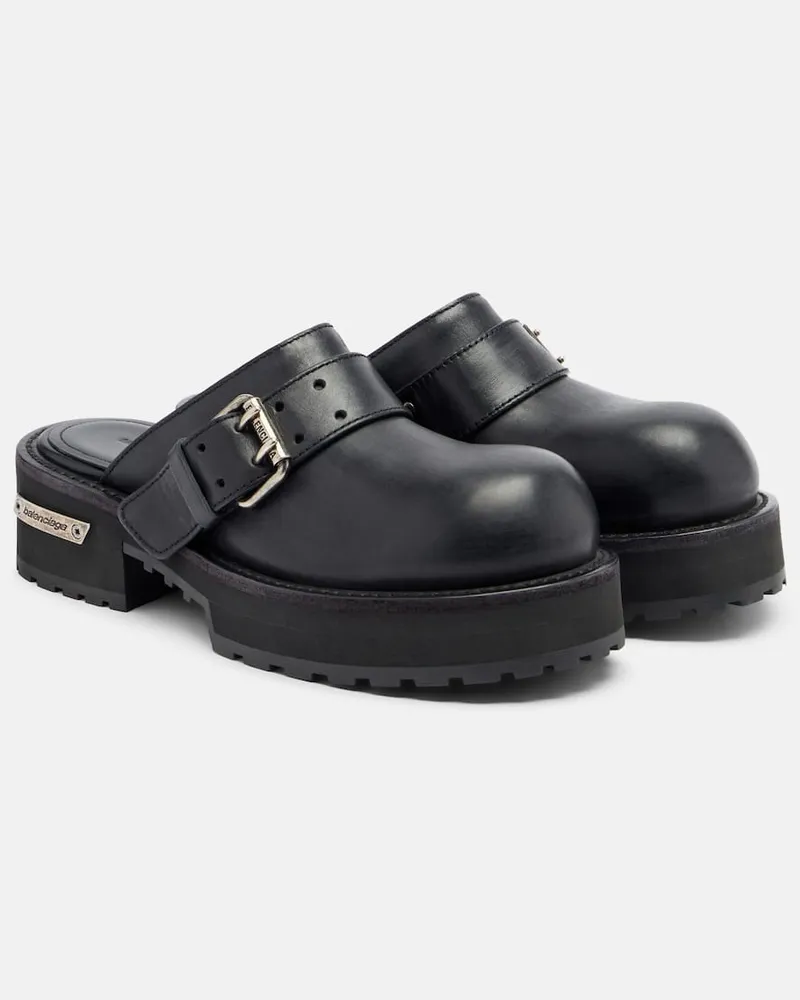 Balenciaga Mules Venom in pelle Nero