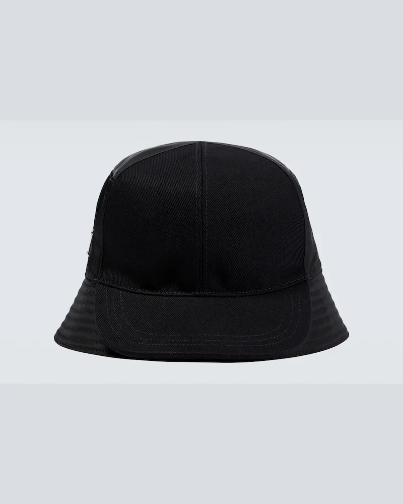 Prada Cappello da pescatore Nero