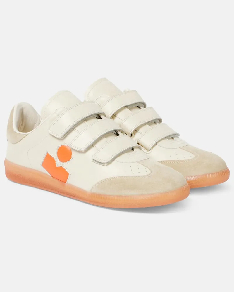 Isabel Marant Sneakers Beth in pelle Beige