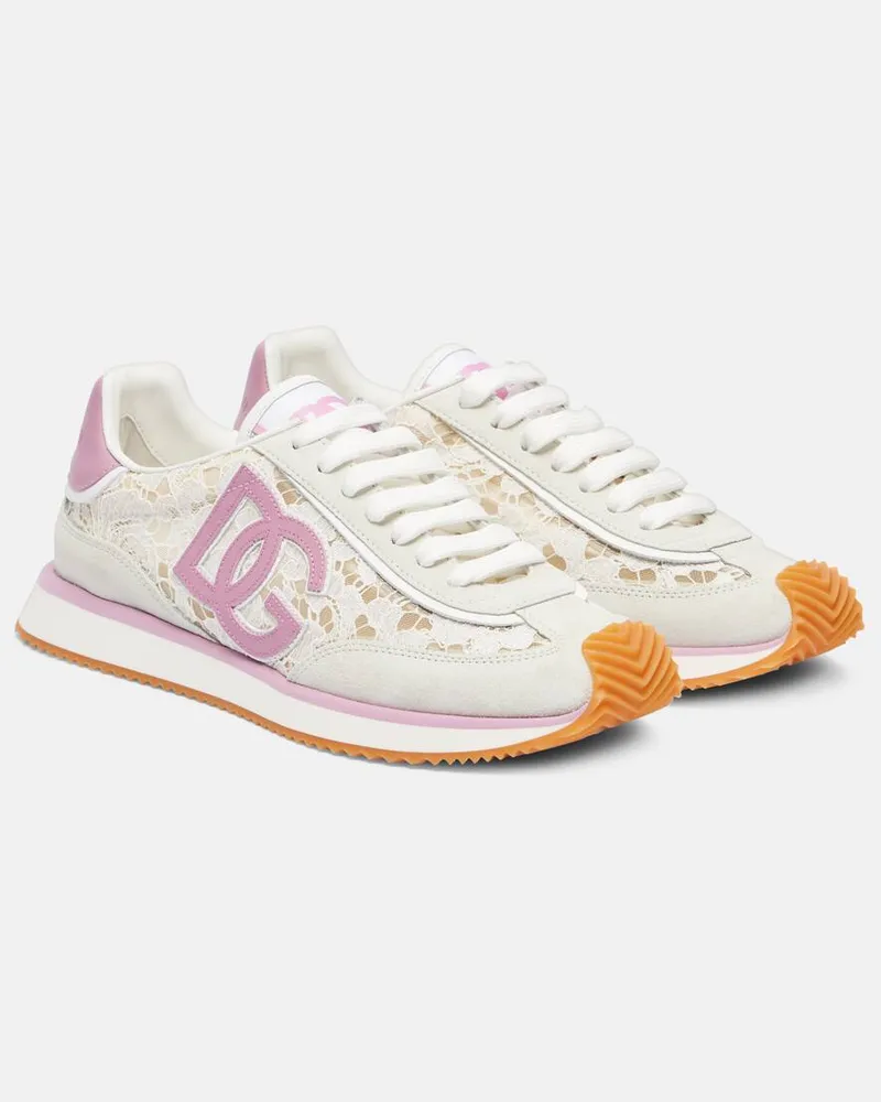 Dolce & Gabbana Sneakers DG Cushioned con pelle Bianco