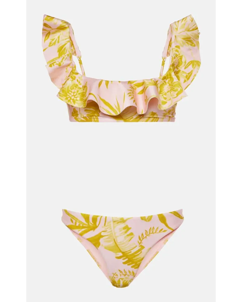 Zimmermann Bikini Golden con stampa floreale Multicolore