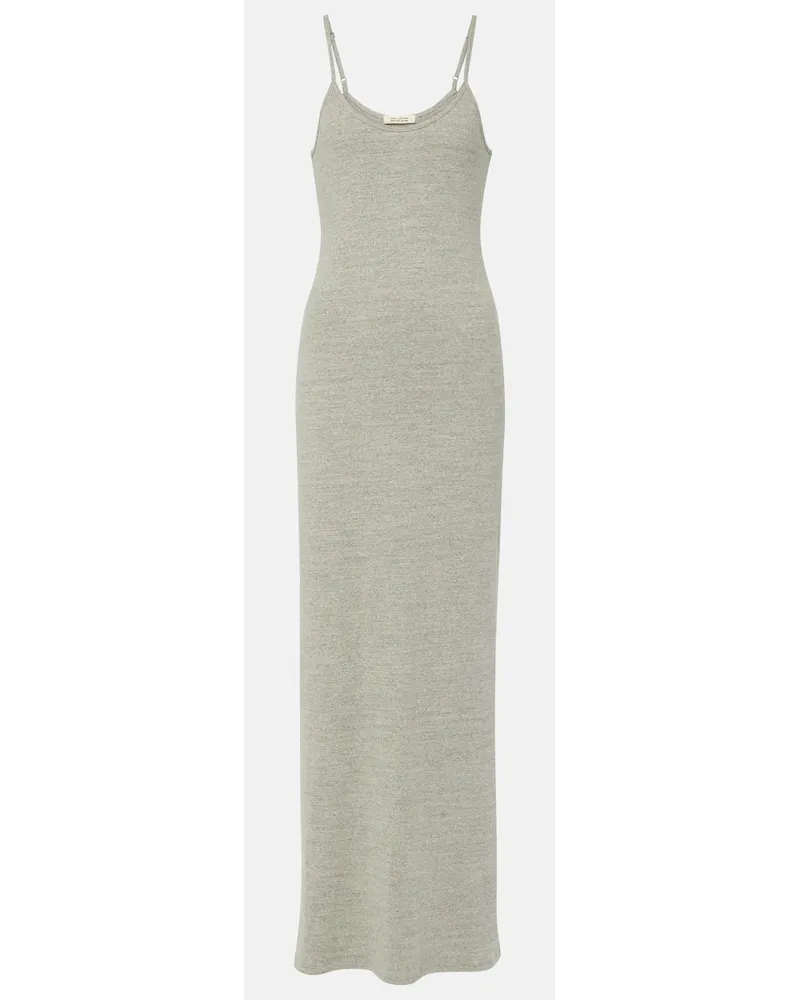 Nili Lotan Abito lungo Judy in jersey di cotone Grigio