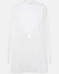 Jil Sander Blusa in popeline di cotone Bianco