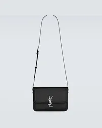 Saint Laurent Borsa a tracolla Solferino Medium in pelle Nero