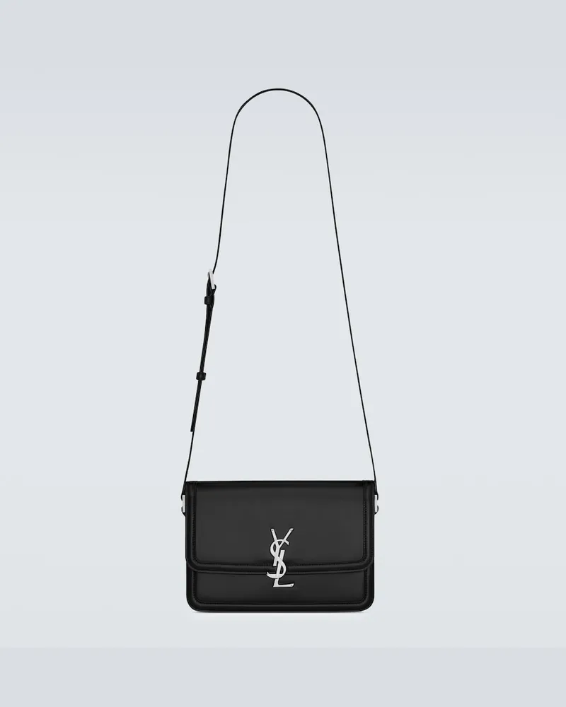 Saint Laurent Borsa a tracolla Solferino Medium in pelle Nero