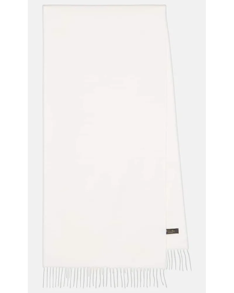 Loro Piana Sciarpa in cashmere Bianco