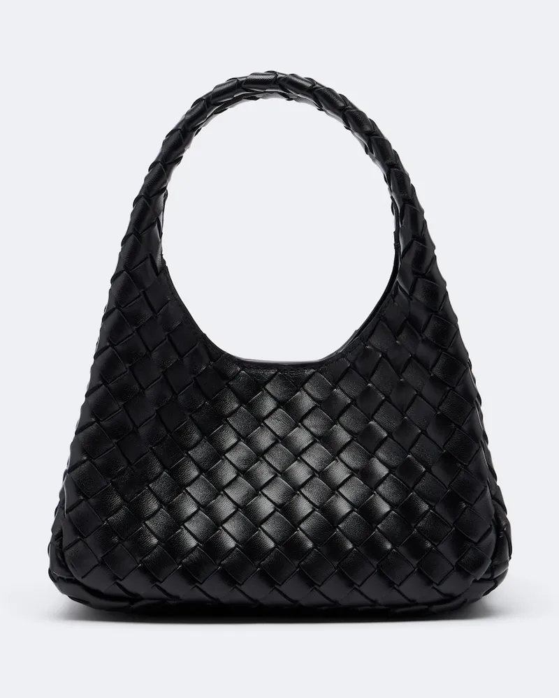Bottega Veneta Borsa a mano Campana Mini in pelle Nero