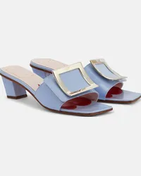 Roger Vivier Mules Love 45 in vernice Blu